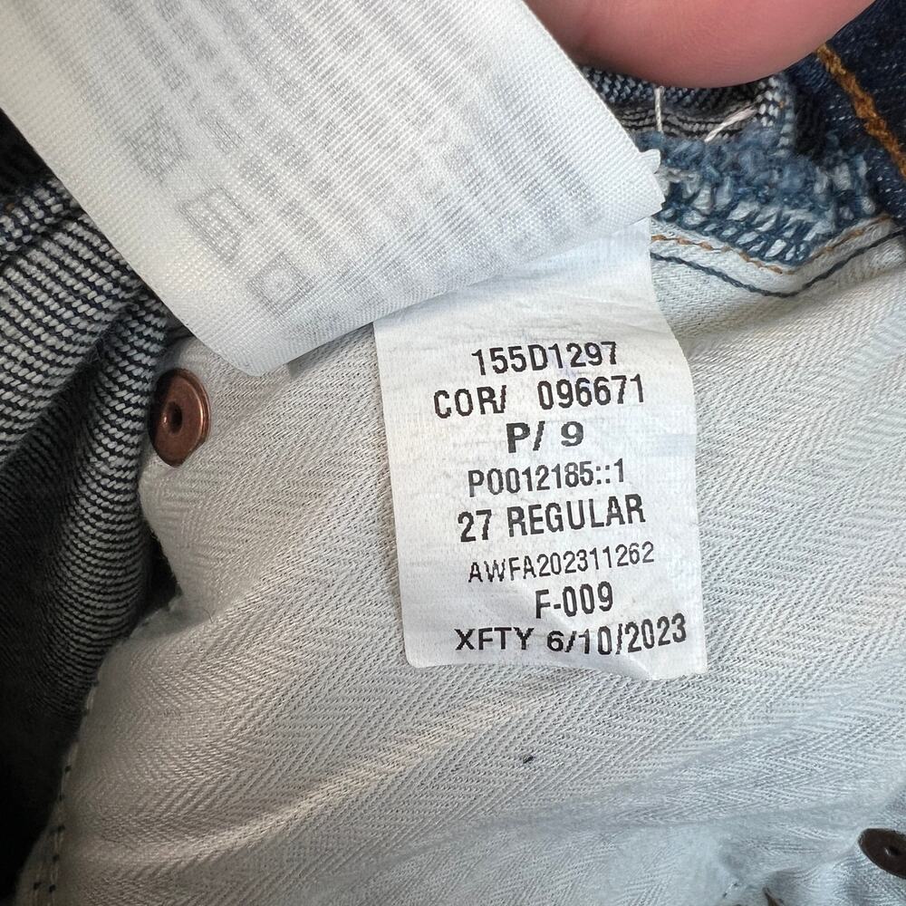 Abercrombie & Fitch Curve Love Ultra High Rise The 90s Straight Jean sz 27 - Picture 10 of 11